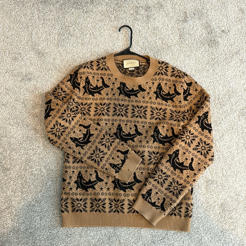 Gucci Holiday Dolphin Sweater